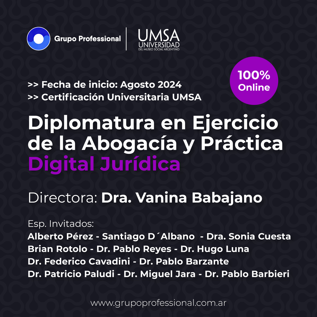 Diplomatura en Ejercicio de la Abogacía y Práctica Digital Jurídica